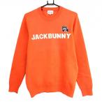 [ очень красивый товар ] Jack ba колено × Doraemon свитер orange × белый вязаный Doraemon нашивка хлопок . мужской 5(L) Golf одежда Jack Bunny