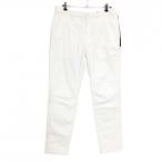 【新品】パーリーゲイツ 中綿パンツ 白×黒 ジップロゴ PRIMALOFT  メンズ 6(XL) ゴルフウェア 2023年モデル PEARLY GATES
