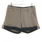 [ очень красивый товар ] viva Heart шорты Brown × чёрный Logo чёрный женский 40(M) Golf одежда VIVA HEART