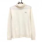  Puma ta-toru шея свитер слоновая кость вязаный шерсть . мужской O Golf одежда PUMA