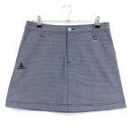 [ очень красивый товар ] Le Coq Golf юбка чёрный × белый маленький тысяч птица .. Logo .... женский 13 Golf одежда le coq sportif