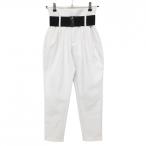  Le Coq Golf брюки белый ремень чёрный высокий laiz женский 7 Golf одежда le coq sportif