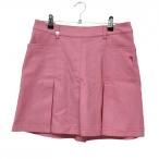 [ очень красивый товар ] ракушка bo юбка в складку розовый × белый булавка точка внутри сторона внутренний брюки женский USA-S/6 Golf одежда CHERVO