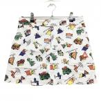  Le Coq Golf юбка белый × многоцветный общий рисунок кемпинг стрейч внутри сторона внутренний брюки женский 9 Golf одежда le coq sportif