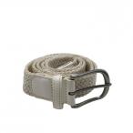 [ прекрасный товар ] filler Golf сетка ремень белый вязаный Logo type вдавлено . мужской Golf одежда FILA GOLF