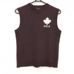  Pearly Gates лучший бордо тренировочный земля боковой вязаный женский 1(M) Golf одежда PEARLY GATES