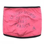  Le Coq защита горла "neck warmer" розовый × темно-синий Logo принт обратная сторона ворсистый F Golf одежда le coq sportif