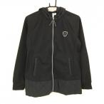  Honma с капюшоном с хлопком жакет чёрный часть с хлопком Parker женский L Golf одежда HONMA