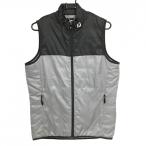 [ очень красивый товар ] foot Joy с хлопком лучший темно-серый × серый шея Logo белый мужской M Golf одежда FootJoy