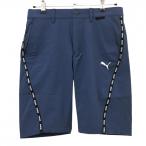 プーマハーフパンツネイビー×黒サイ...