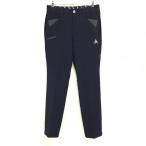 【新品】ルコックゴルフ パンツ ネイビー×グレー 裏起毛 防風 ストレッチ  メンズ 79 ゴルフウェア le coq sportif