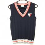 [ прекрасный товар ] Adidas вязаный лучший темно-синий × orange кабель плетеный хлопок . женский M/M Golf одежда adidas