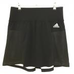 [ очень красивый товар ] Adidas юбка чёрный задняя сторона сетка ткань внутри сторона внутренний брюки талия резина женский L Golf одежда adidas