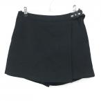  Beams Golf юбка-брюки юбка чёрный задний Logo нашивка женский L Golf одежда BEAMS GOLF