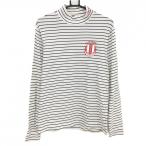 [ прекрасный товар ] Jack ba колено длинный рукав с высоким воротником рубашка белый × чёрный окантовка Logo красный мужской 6(XL) Golf одежда Jack Bunny