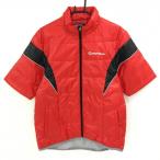 [ прекрасный товар ] TaylorMade короткий рукав пуховик красный × чёрный Logo принт мужской L Golf одежда TaylorMade