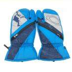 [ не использовался товар ] Oacley рукавица свечение яркий голубой × темно-синий перчатки с хлопком тепловое хранение мужской FREE Golf одежда Oakley