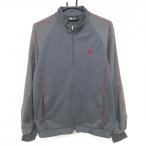  Adidas необычность материалы переключатель жакет темно-серый × серый часть .. рисунок Logo .... мужской M/M Golf одежда adidas