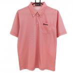  Srixon рубашка-поло с коротким рукавом красный × белый маленький окантовка . карман Logo .... мужской M Golf одежда SRIXON