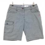 [ очень красивый товар ] Munsingwear одежда шорты темный темно-синий × белый маленький полоса style женский 9 Golf одежда Munsingwear