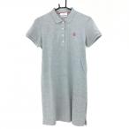 [ новый товар ] Munsingwear одежда короткий рукав Polo One-piece серый Logo красный женский M Golf одежда Munsingwear