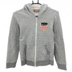  Beams Golf Zip Parker . серый тренировочный земля задний Logo женский S Golf одежда BEAMS GOLF