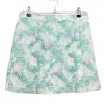 [ прекрасный товар ] Munsingwear одежда юбка зеленый × белый leaf рисунок цветок женский 11 Golf одежда Munsingwear