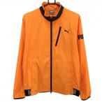  Puma жакет orange × чёрный после кромка резина Logo земля узор подкладка сетка мужской M Golf одежда PUMA