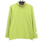 [ прекрасный товар ] Puma длинный рукав с высоким воротником рубашка светло-зеленый Logo .... мужской L Golf одежда PUMA