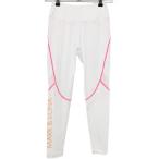 [ очень красивый товар ] Mark and rona леггинсы белый × флуоресценция розовый леггинсы кромка Logo женский WS Golf одежда MARK&LONA