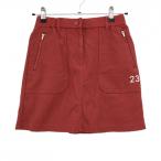 23 район Golf юбка красный тканый ткань подкладка имеется стрейч женский 0(S) Golf одежда 23 район 