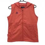 [ очень красивый товар ] Le Coq Golf 2WAY с хлопком лучший красный капот съемный тонкий женский M Golf одежда le coq sportif