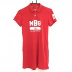 [ прекрасный товар ] New balance Golf короткий рукав Polo One-piece красный × белый пирог ru земля нашивка женский 1(M) Golf одежда New Balance