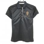  Mark and rona рубашка-поло с коротким рукавом чёрный Skull женский S Golf одежда MARK&LONA