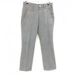  Pearly Gates брюки серый полоса тканый ткань мужской 5(XL) Golf одежда PEARLY GATES