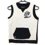 zo-i лучший белый × темно-синий тренировочный . часть карман женский 36(S) Golf одежда ZOY