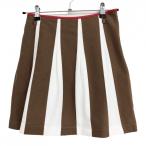アルチビオスカートブラウン×白スト...