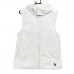 [ прекрасный товар ] Pearly Gates жилет белый Logo вмятина выпуклость рисунок Nico Chan Smile капот съемный мужской 5(L) Golf одежда PEARLY GATES