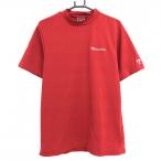 [ очень красивый товар ] TaylorMade короткий рукав с высоким воротником рубашка темный красный окантовка тканый ткань мужской L Golf одежда TaylorMade