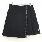 [ очень красивый товар ] Le Coq Golf юбка чёрный × белый box плиссировать стрейч женский 9 Golf одежда le coq sportif