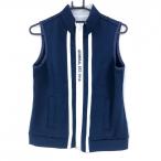 [ прекрасный товар ] Admiral Zip лучший темно-синий × белый длина линия Zip Logo принт женский M Golf одежда Admiral