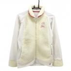 [ очень красивый товар ] Srixon переключатель жакет слоновая кость × розовый серия флис ткань передний . примерно * шея боа женский L Golf одежда SRIXON