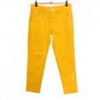フィラゴルフパンツオレンジ無地吸汗...