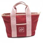 [ прекрасный товар ]zo-i Cart сумка красный × розовый внутри вне карман есть Golf ZOY