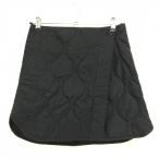 [ прекрасный товар ]na-ji- с хлопком юбка чёрный стеганое полотно женский F Golf одежда NERGY