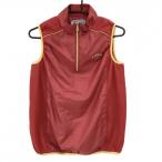 [ прекрасный товар ] Callaway внешний лучший красный × Gold подкладка сетка половина Zip женский L Golf одежда Callaway