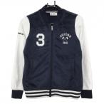  Adidas боа блузон темно-синий × белый Logo .... женский S/P Golf одежда adidas