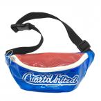 [ прекрасный товар ]k Alto united поясная сумка голубой × красный × белый винил прозрачный сумка "body" Golf CUARTO UNITED