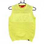  New balance Golf вязаный лучший желтый верхняя часть сетка передний Logo женский 1(M) Golf одежда New Balance