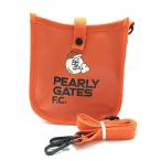 [ не использовался товар ] Pearly Gates сумка на плечо orange × чёрный BALL kun Golf 2024 год модели не продается Novelty PEARLY GATES